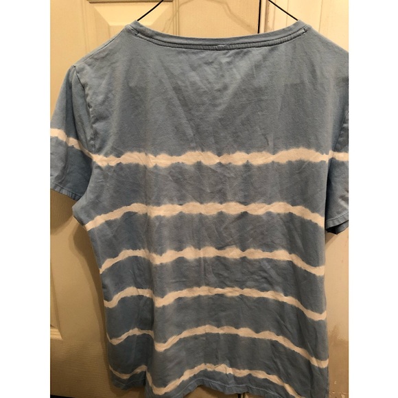 Tommy Hilfiger blue and white striped shirt - Picture 3 of 3